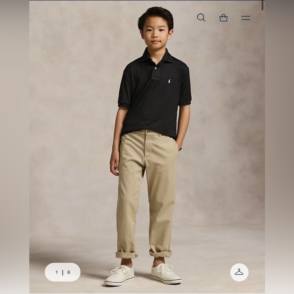 Ralph Lauren Straight Fit Flex Abrasion Twill Pant - Size 14 - New with Tags